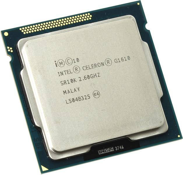 

БУ Процессор Intel Celeron G1610 (S1155, 2,6Ghz, Cores - 2, BX80637G1610)