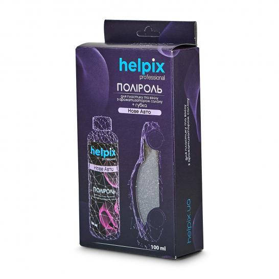 

Полироль для пластика и винила Helpix Professional 100 мл + губка Нове авто