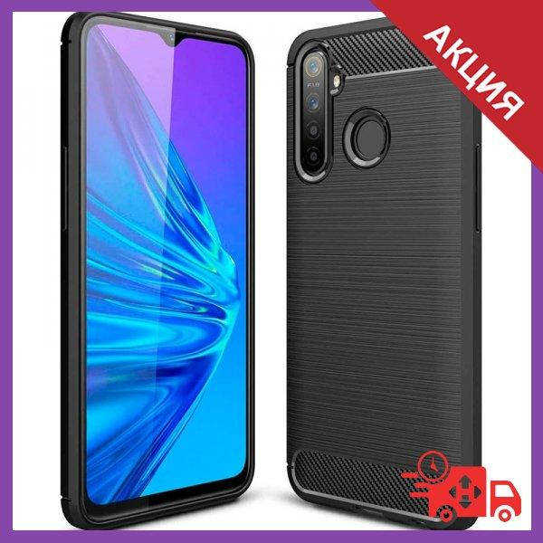 

Противоударный чехол на RealMe 5 Pro / Реалми 5 Про, Черный
