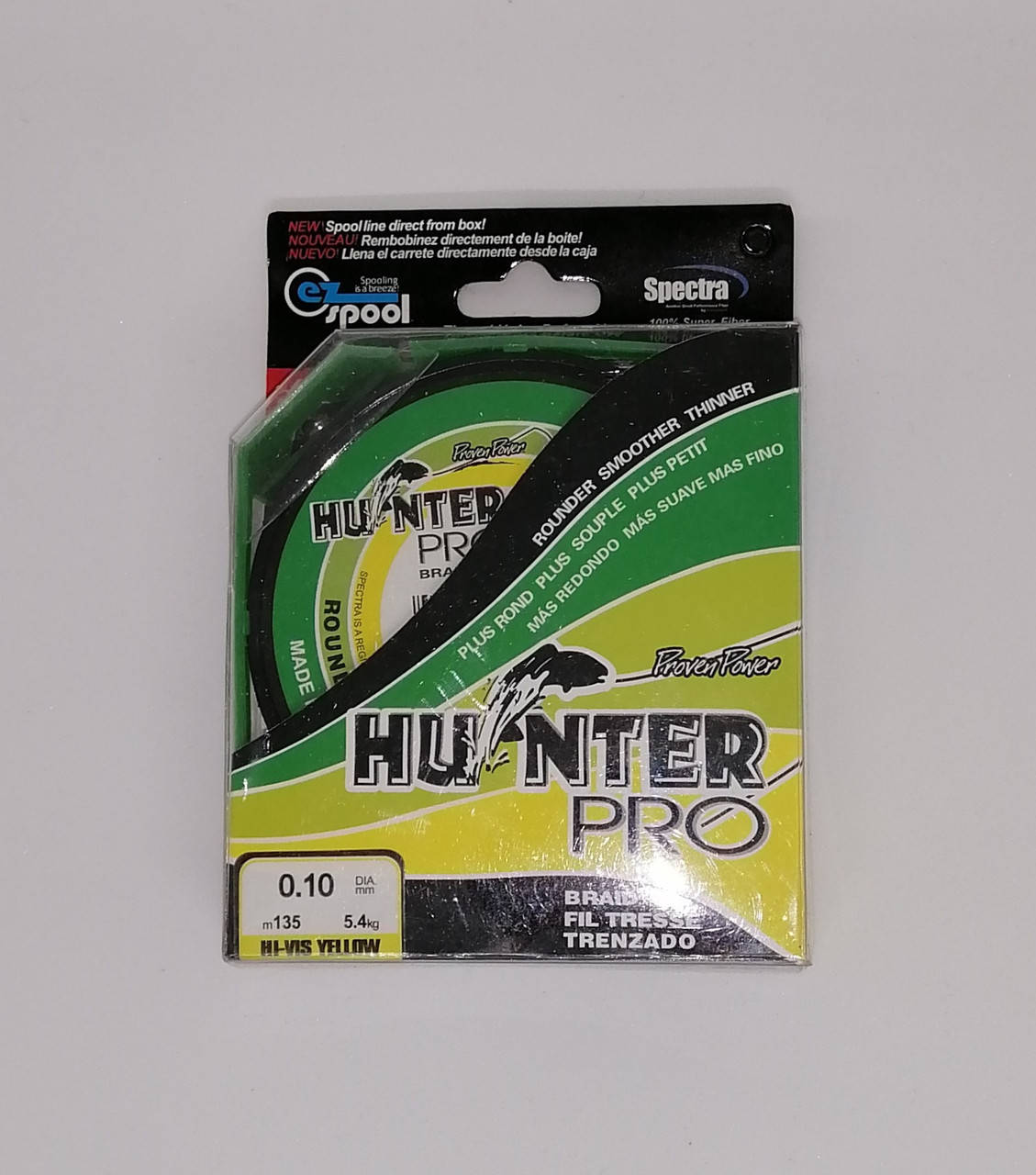 

Нить плетенка рыболовная Hunter Pro 0,10 мм 135м, Зелёный