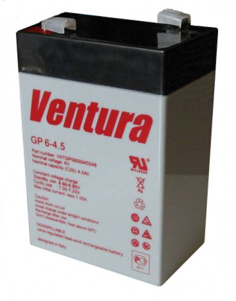 

АКБ VENTURA GP 6-4.5 ( 6В, 4.5Ач )