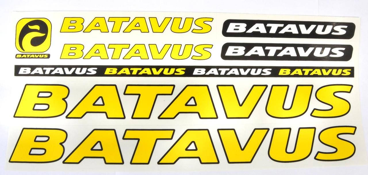 

Наклейка Batavus на раму велосипеда, желтый (NAK041)