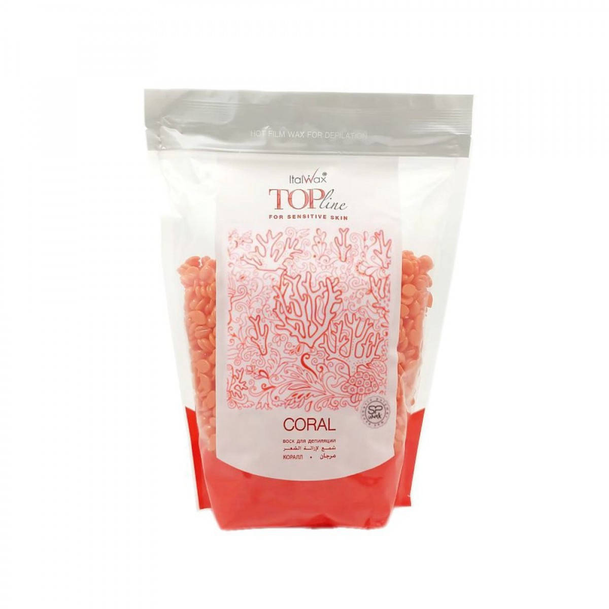 

Горячий воск для депиляции в гранулах ItalWax TOP LINE, Коралл, 750 г