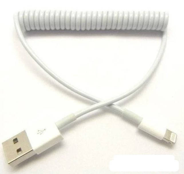 

Кабель Usb iPhone 5/6 пружина
