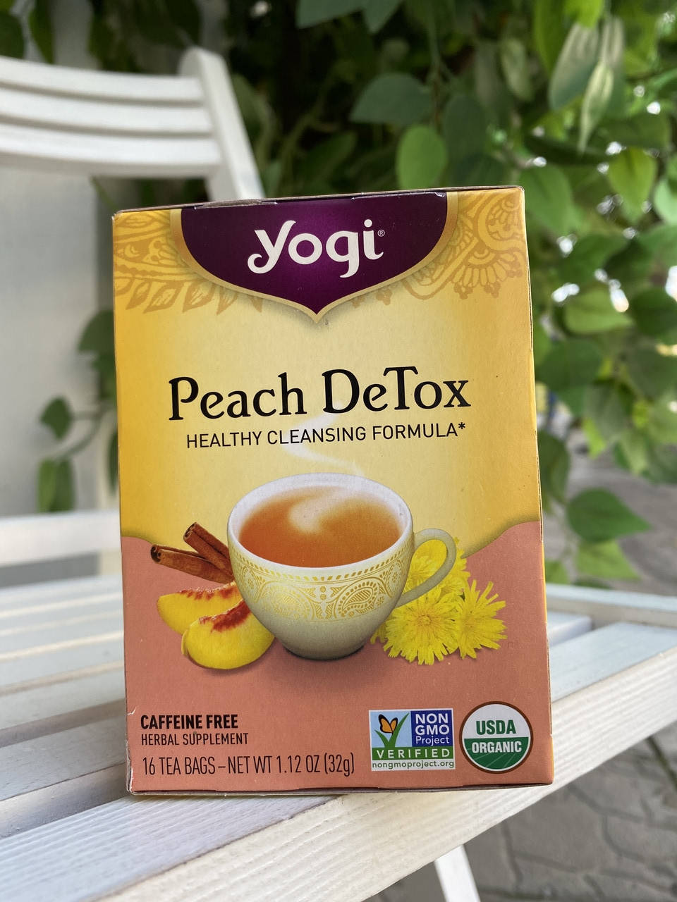 

Чай органический Peach Detox, Yogi 16 пакетиков