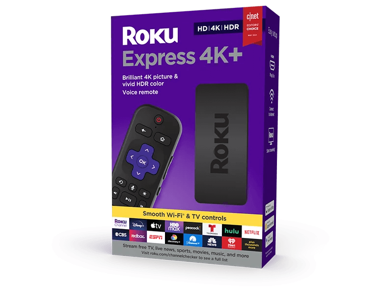 

Медиаплеер Roku Express 4K+