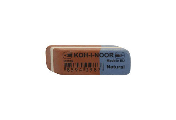 

Гумка KOH-I-NOOR чорнило/олівець 84шт/уп, Разные цвета