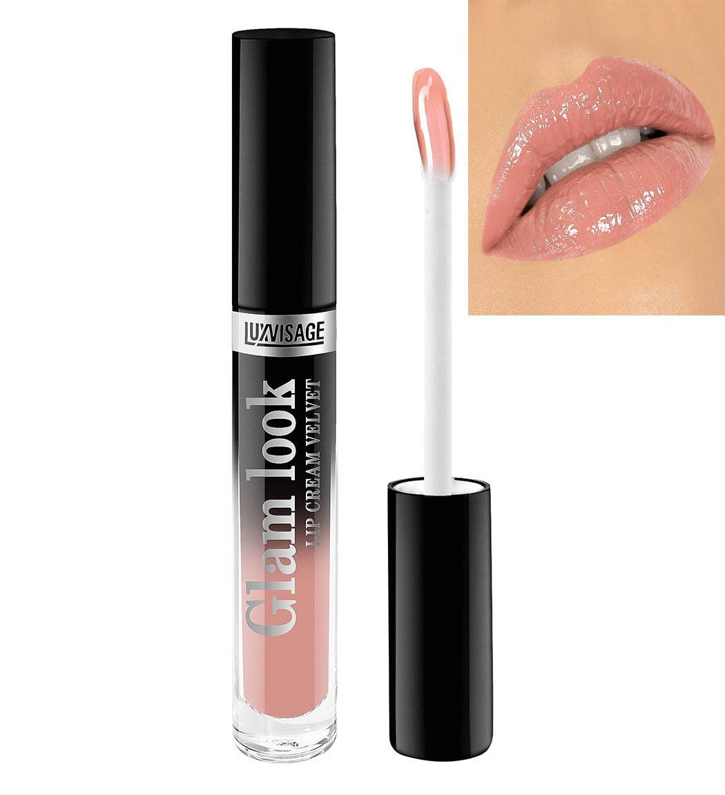 

Жидкая губная помада Luxvisage GLAM LOOK CREAM VELVET 201