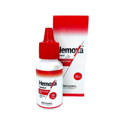 

Кровоостанавливающая жидкость Hemoxa 30 мл.