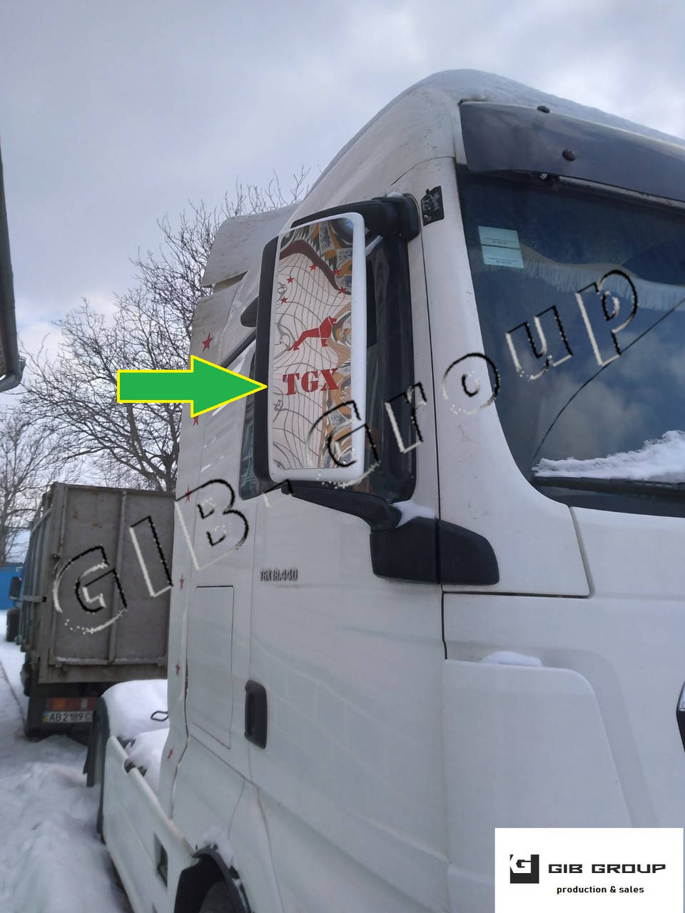 

Накладки на Зеркала MAN TGX - TGS