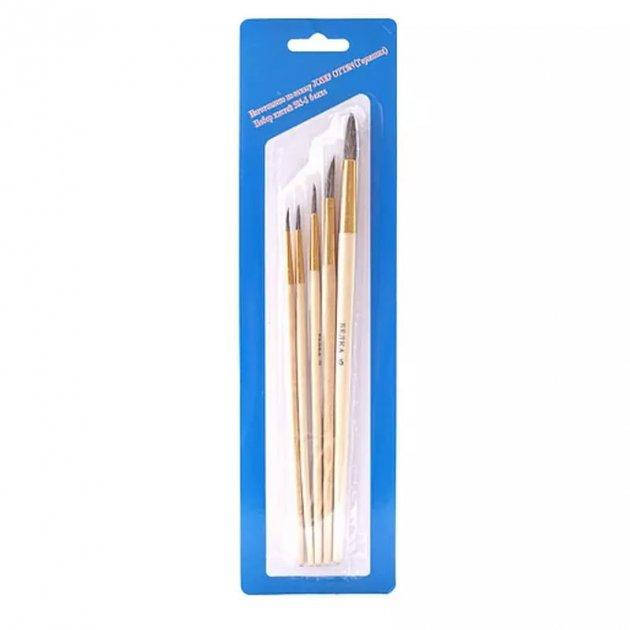 

Натуральные кисточки для рисования Набор Белка 505-5 (5 шт.)