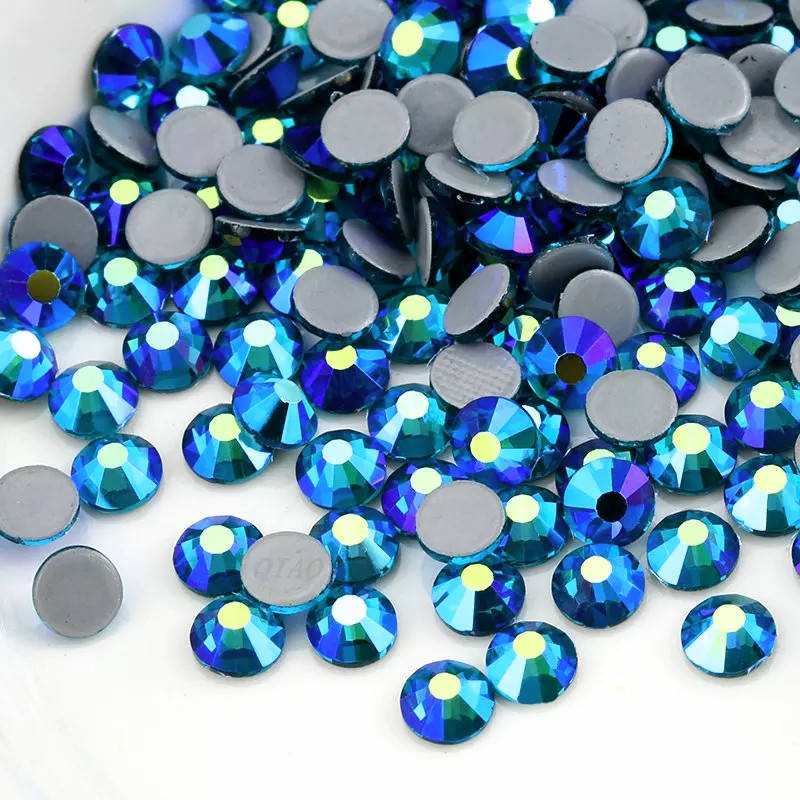 

Стразы Blue Zircon AB ss20, 1440 шт., Морская волна