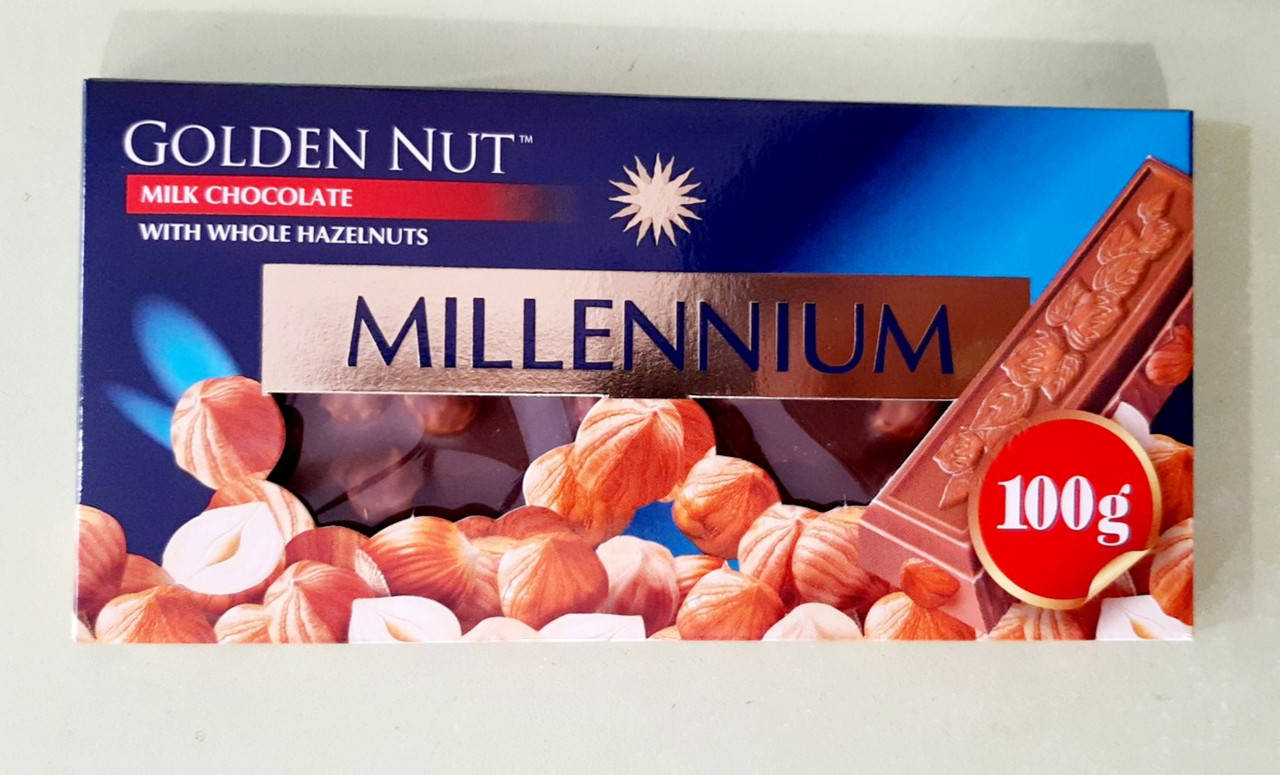 

Шоколад Millennium молочный с фундуком 100 г