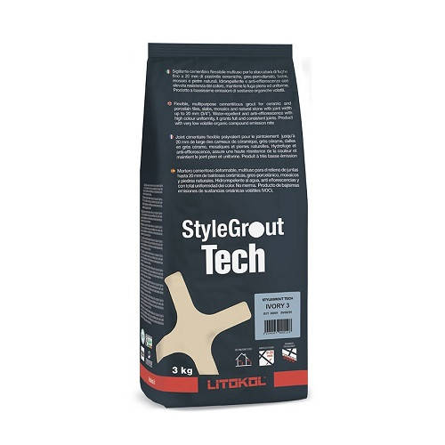

Затирка Stylegrout Tech 0-20 IVORY 1 айвори 3кг
