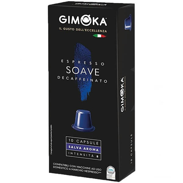 

Кофе в капсулах Nespresso Gimoka SOAVE DECAFFEINNATO