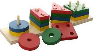 

Деревянная игрушка Геометрика Дерев'яна іграшка Геометрика, Разные цвета