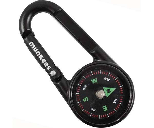 

Брелок-компас Munkees 3136 Thermometer black