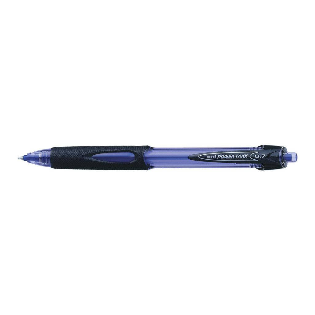 

Ручка шариковая Uni Power tank синий 0,7мм автомат (SN-227.Blue)