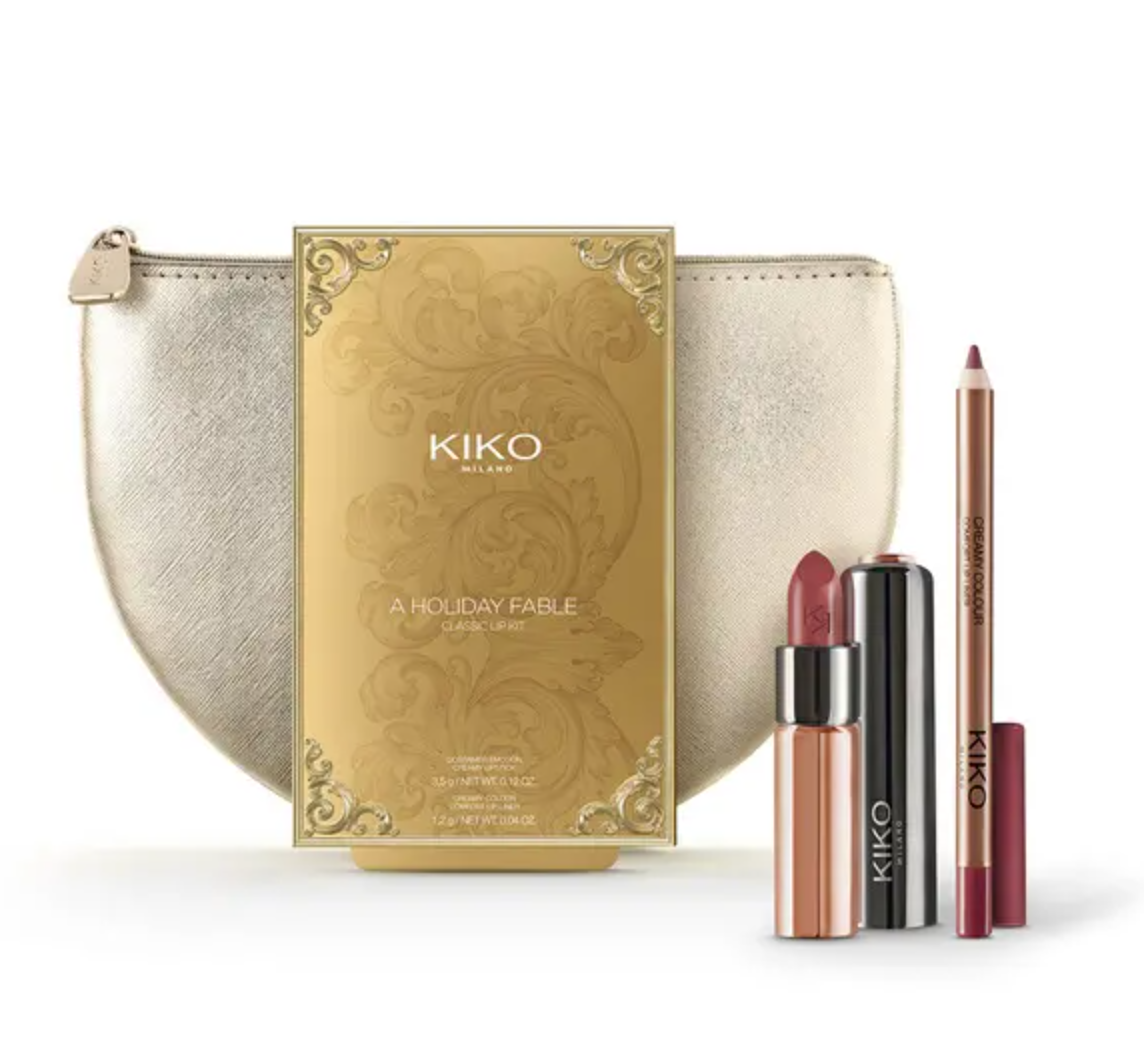 

Набор для губ A Holiday Fable Classic Lip Kit Kiko Milano (01 Pret-a-porter brown)