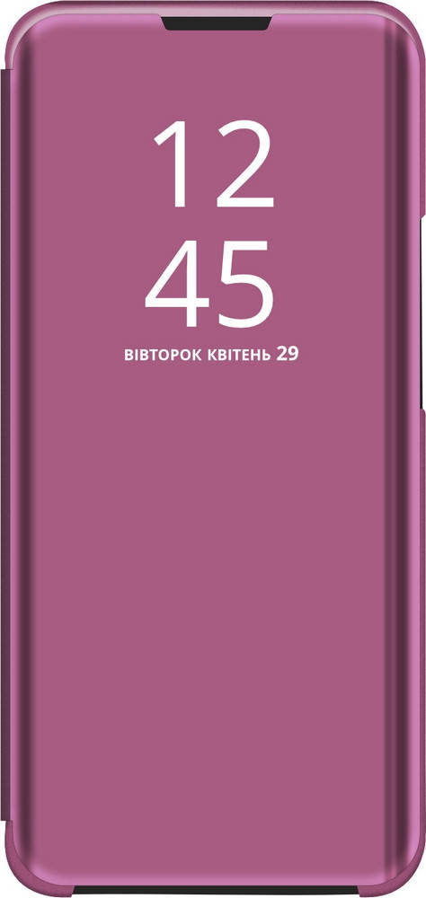 

Зеркальный Чехол Realme 8 Mirror View Бордовый