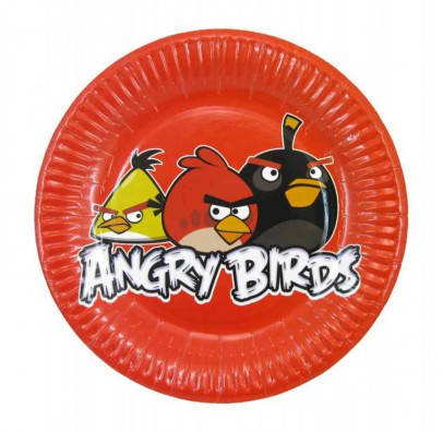 

Тарелки Angry Birds 8шт/уп F-1818(10)