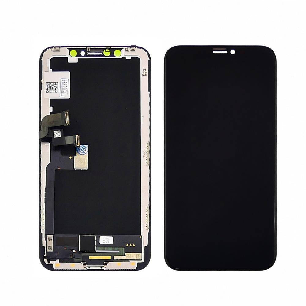 

Дисплей (lcd экран) для Apple iPhone X с чёрным тачскрином GX-AMOLED, Черный