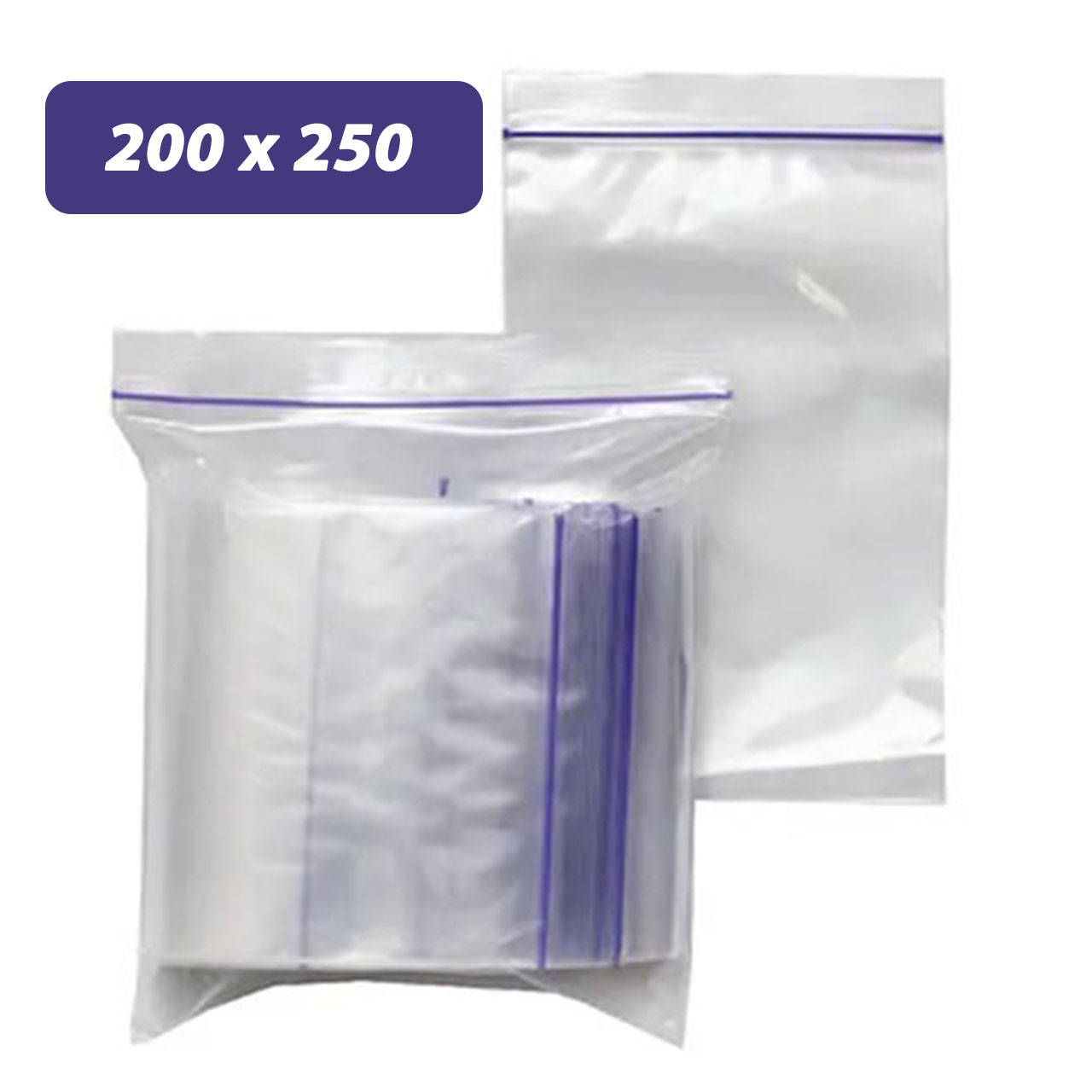 

Зип пакеты 200 х 250 мм 50 мкм, пакеты с замком Zip-Lock, Прозрачный