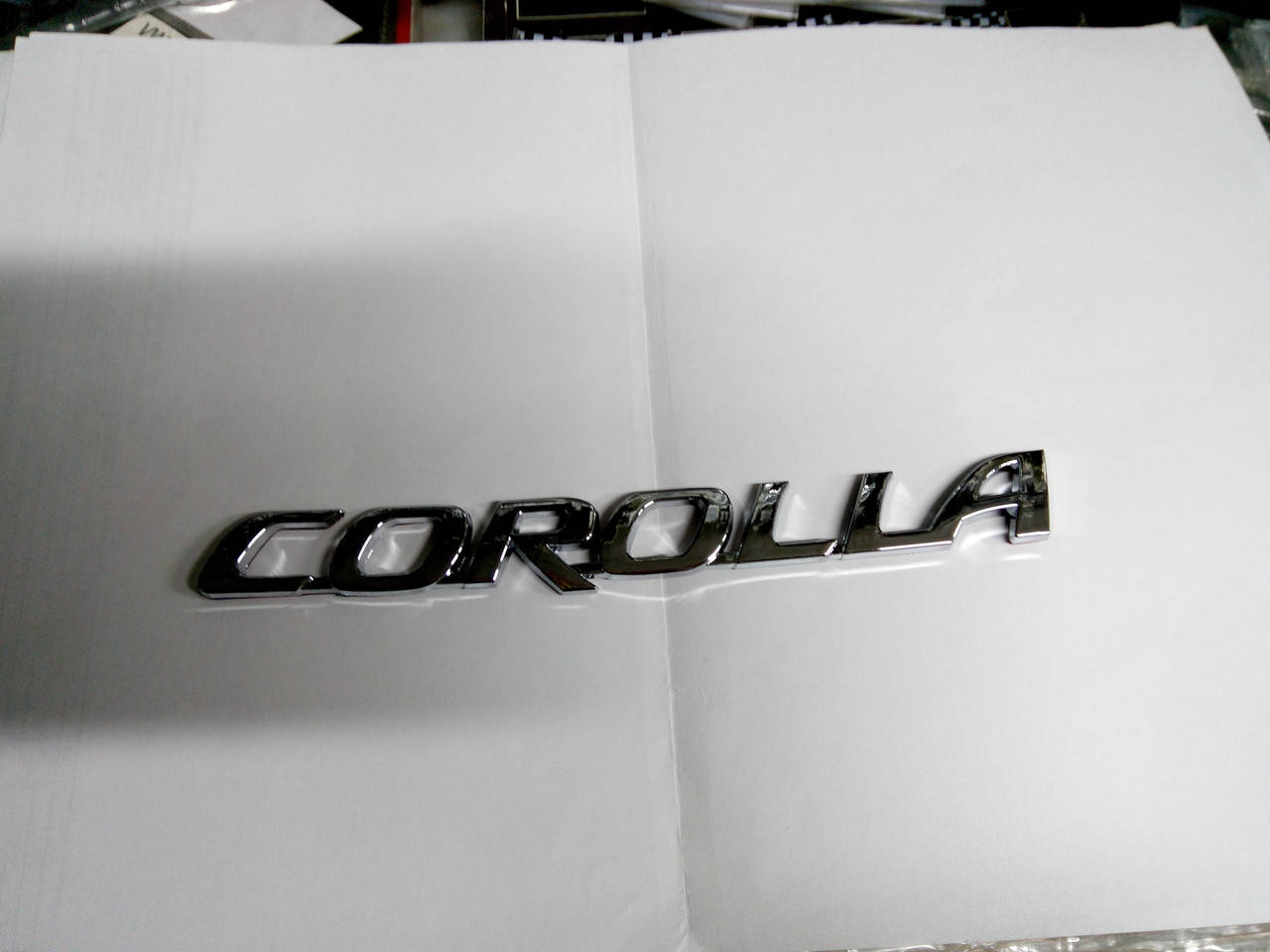 

Надпись corolla 168х18 мм