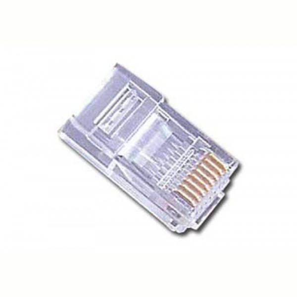 

Коннектор RJ 45 Cablexpert (PLUG3UP6/10) с золоченными контактами (10 шт/уп), Белый