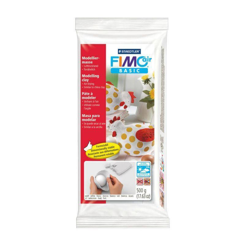 

Пластика самозастигаюча, біла, Fimo Air 500 г 8100-0, Белый