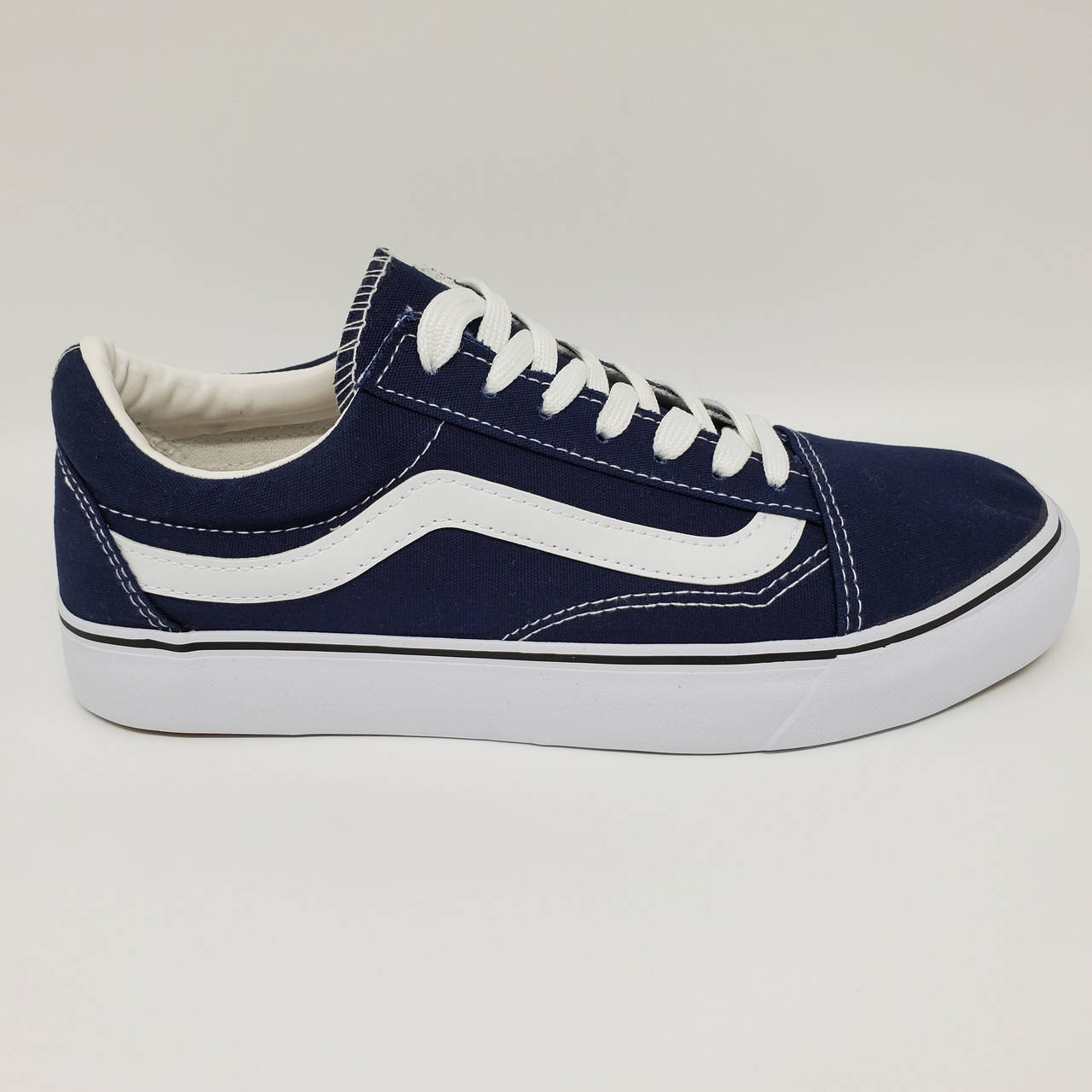 

Кеды мужские, подростковые синие в стиле Vans. 42(26.5см), Синий