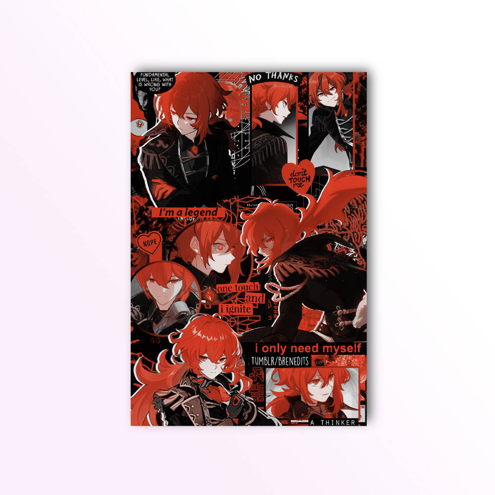 

Открытка Геншин импакт 02