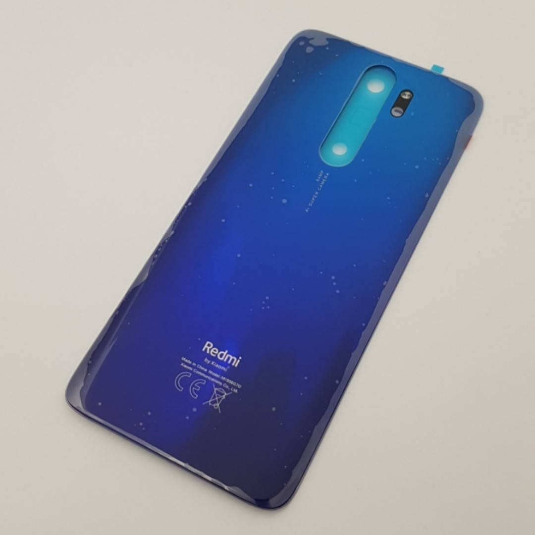 

Крышка Xiaomi Redmi Note 8 Pro синяя Сервисный оригинал новая, Синий
