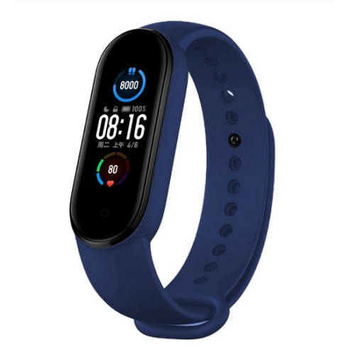 

Ремешок Xiaomi Mi Band 5/Mi Band 6 Dark blue