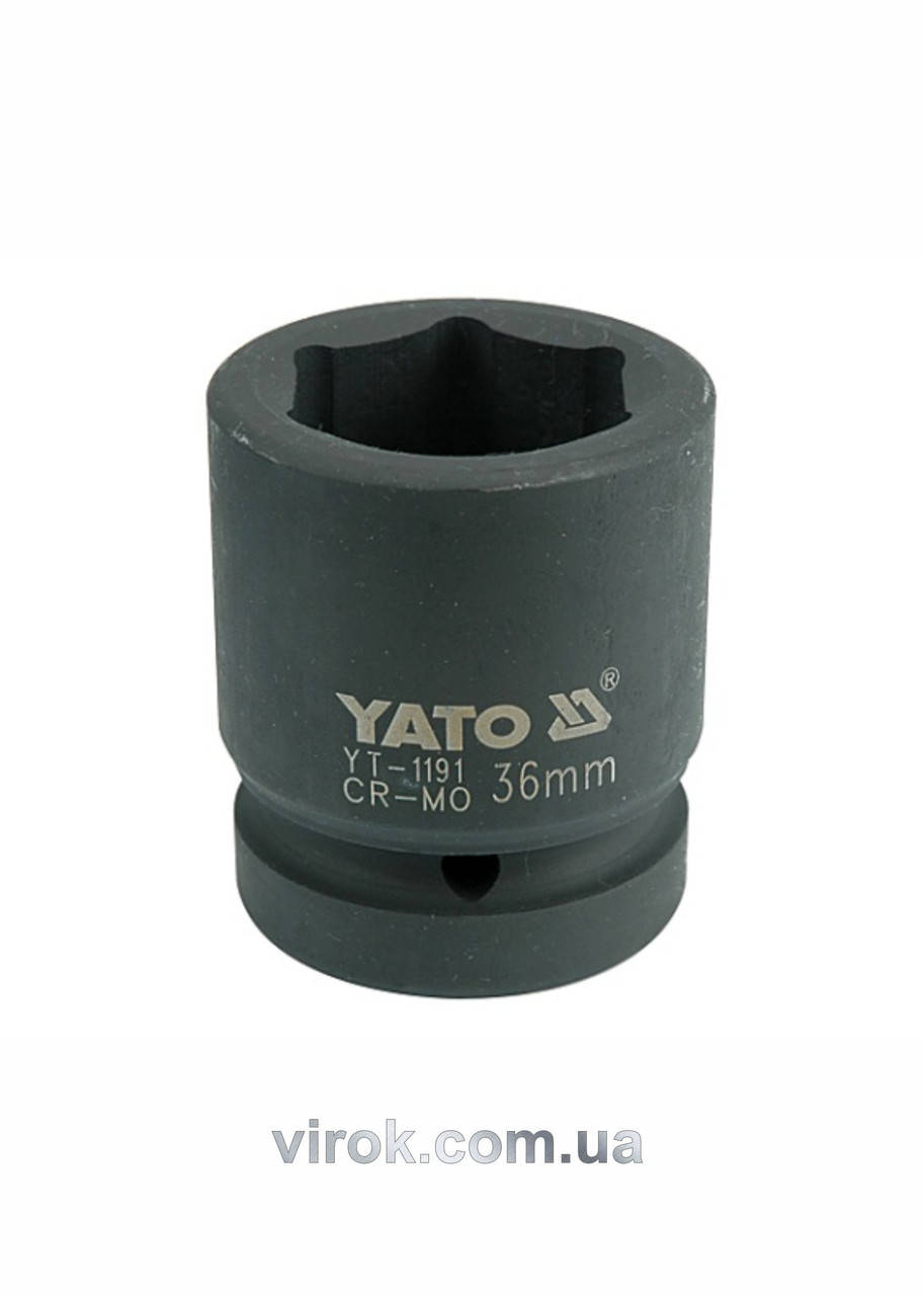 

Головка торцевая ударная шестигранная YATO 1" М36 х 65 мм YT-1191