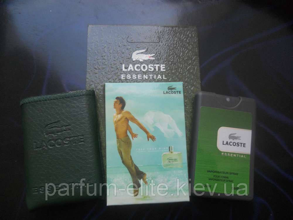 

Мужской мини-парфюм в кожаном чехле Lacoste Essential Man 20ml