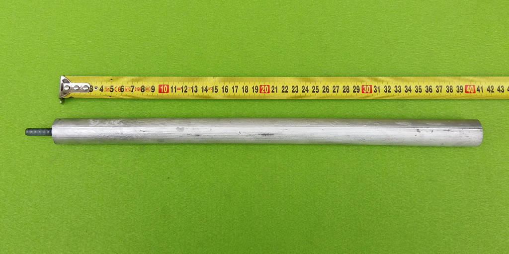 

Анод магниевый Украина Ø25мм*400мм / резьба М8*30мм