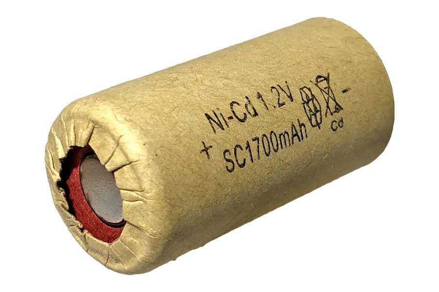 

Аккумуляторный элемент Ni-Cd SC1700mAh 1.2V