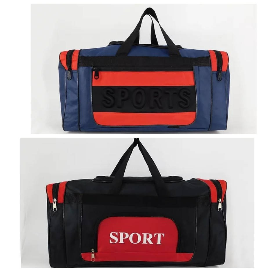 

Сумка спортивная дорожная вместительная на молнии 56*30 см Cans, Черный