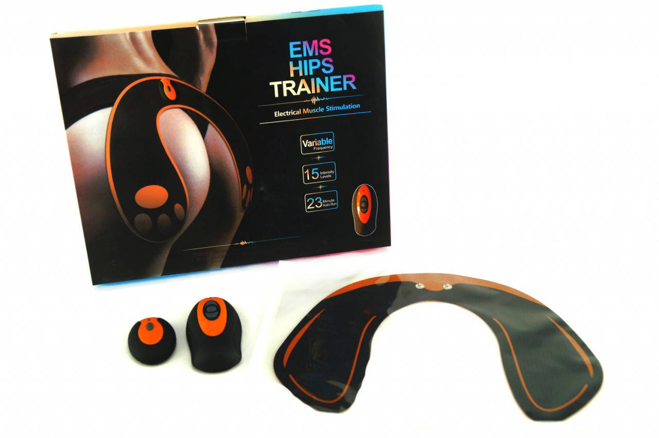 

Тренажер для ягодиц EMS Hips Trainer с пультом, Черный