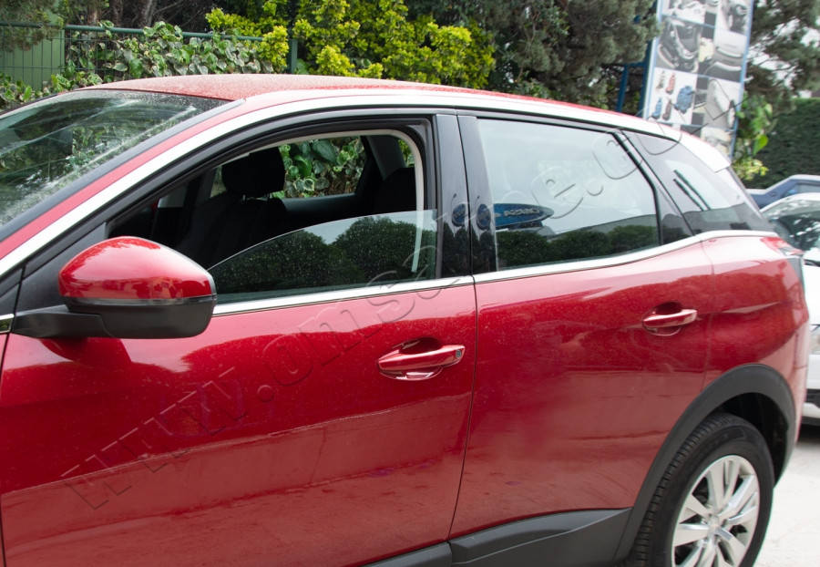 

Нижние молдинги стекол (8 шт, нерж) Carmos - Турецкая сталь для Peugeot 3008 2016↗ гг.