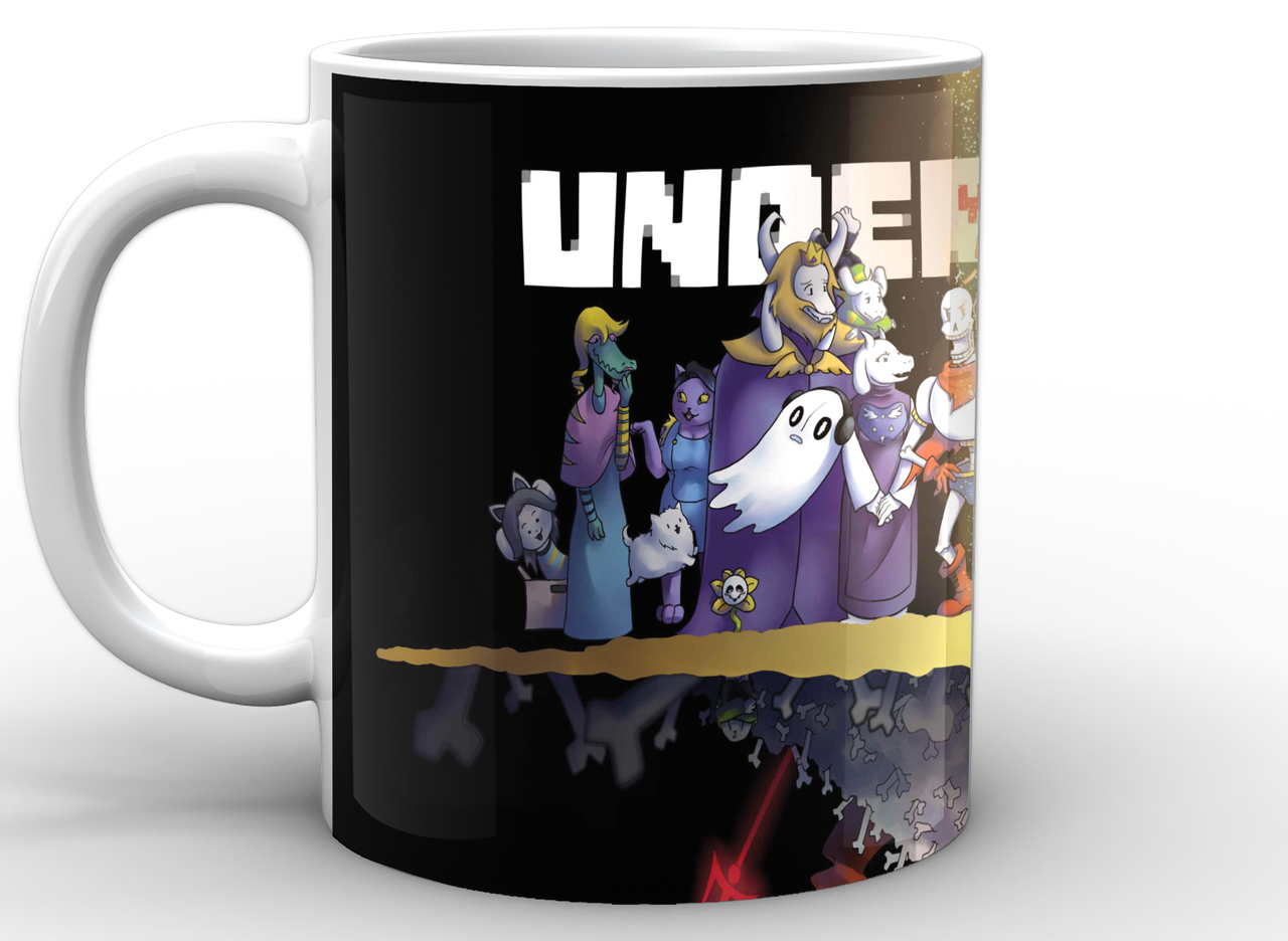

Кружка GeekLand Undertale Андертейл постер UT.02.014, Белый