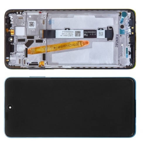 

Дисплей Xiaomi Poco X3 Pro модуль в сборе с тачскрином с рамкой, черный, HC