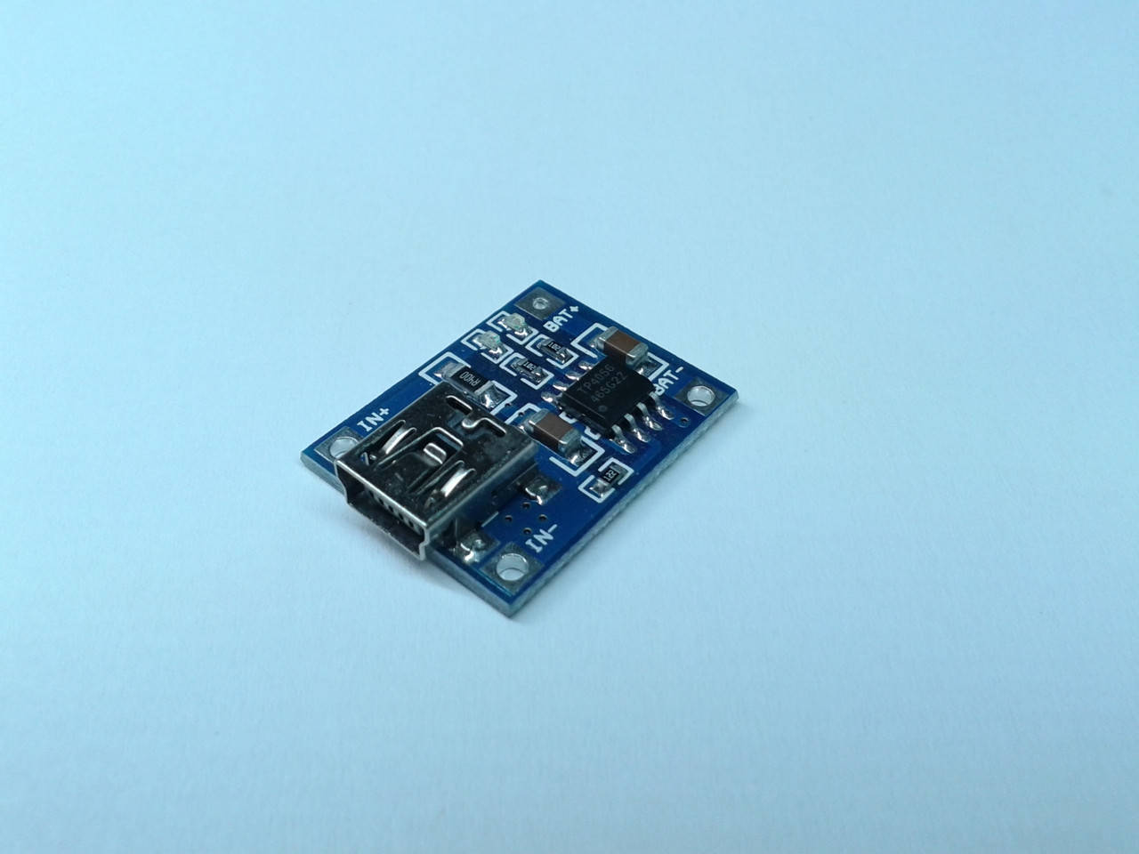 

Модуль зарядки Li-ion аккумуляторов TP4056, mini USB