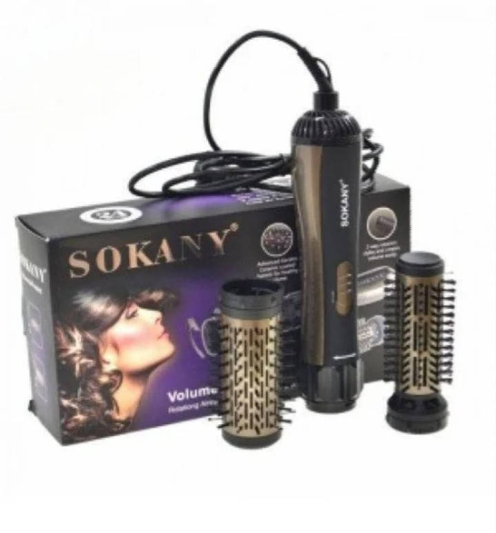 

Фен-щетка вращающаяся Sokany