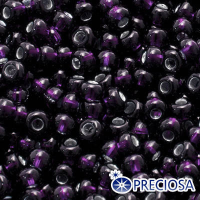 

Бисер Preciosa 10/0 цв. 27080, Прозрачный с серебряной полосой TSL, Фиолетовый, Круглый, (УТ0003718)