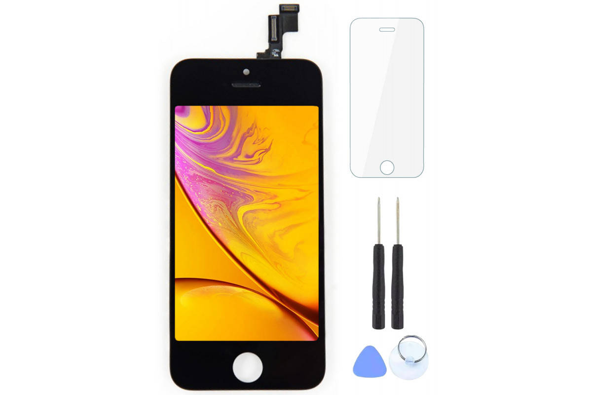 

Дисплей iPhone 5S экран iPhone модуль сенсор LCD для Айфон тачскрин сенсор iPhone замена дисплея экрана на 5s, Черный