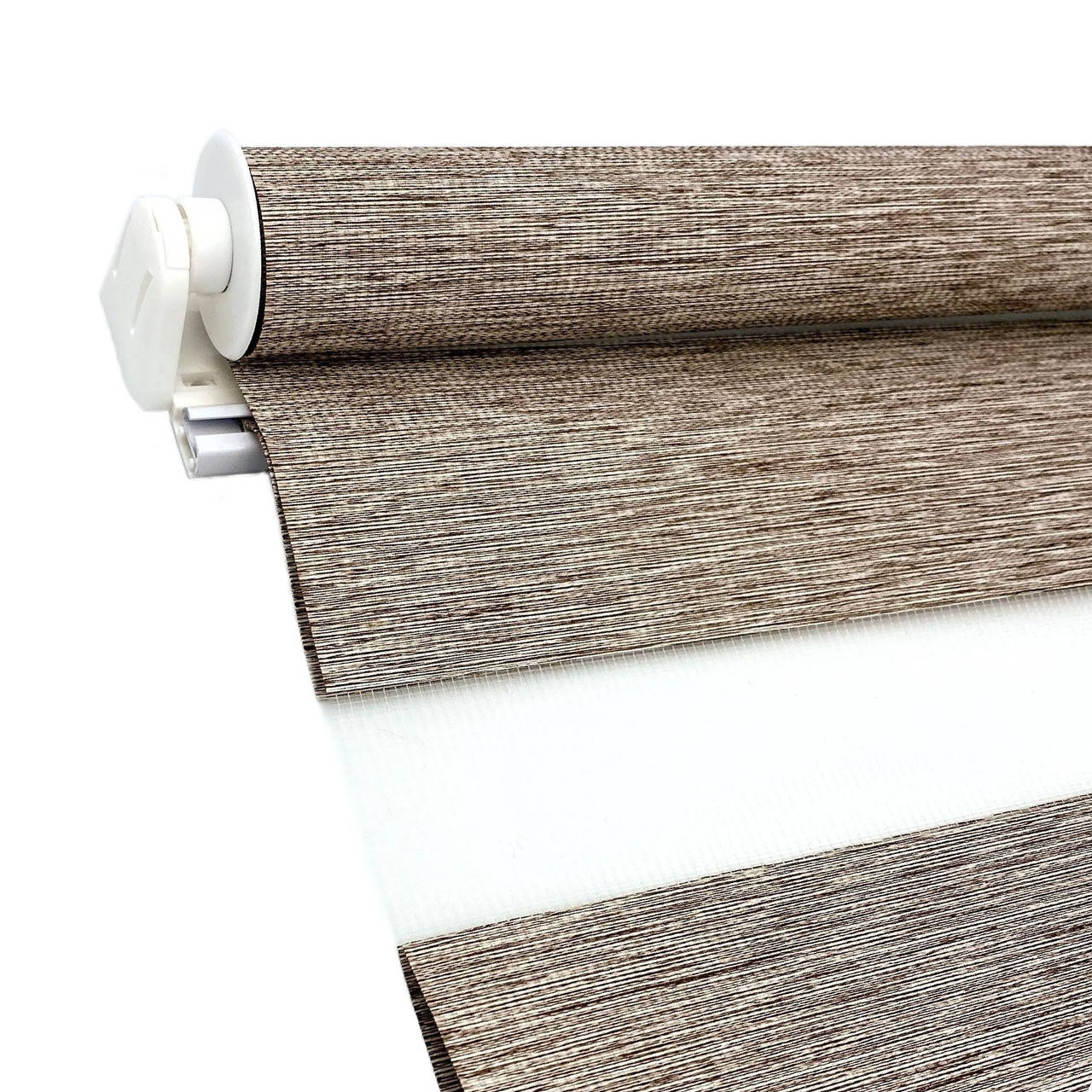 

Ролеты день ночь 70х170 см TyulPan Лен Коричневый