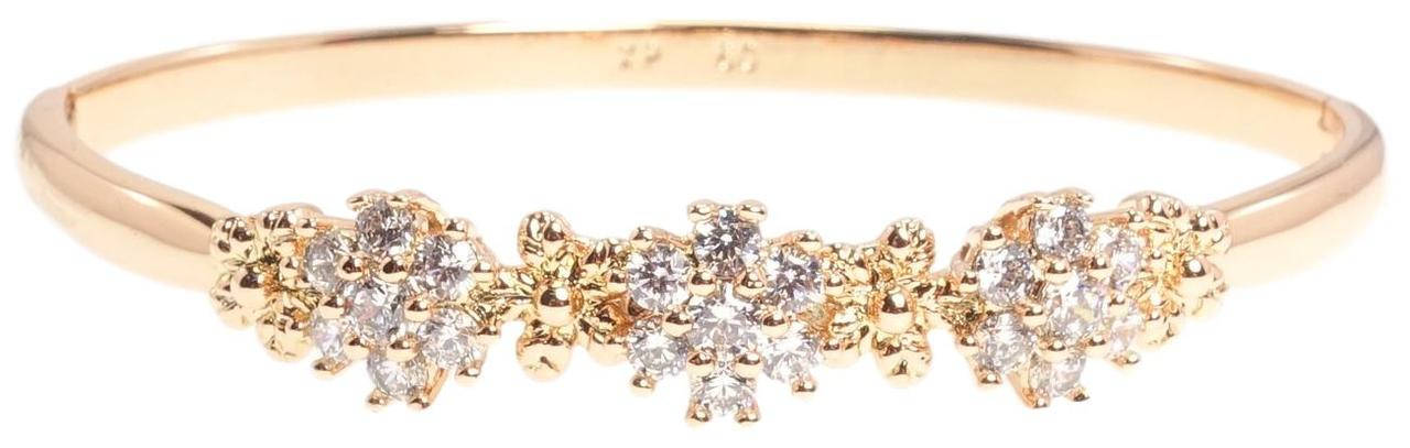 

Браслет Xuping Позолота РО "Цветочный орнамент" ø 6,5 см