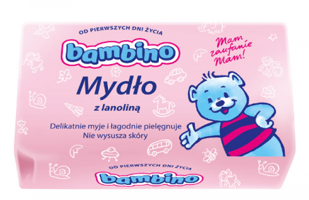 

Bambino мыло детское с ланолином 100гр